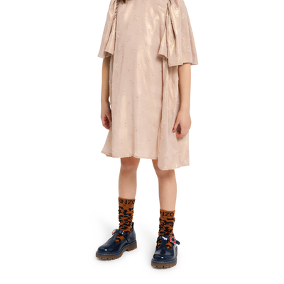 Lam&eacute;-Kleid mit Muster KENZO KIDS M&Auml;DCHEN