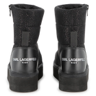 Paillettenbesetzte Stiefelette aus Textil KARL LAGERFELD KIDS 
                    M&Auml;DCHEN
