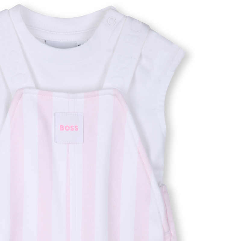 OVERALL + T-SHIRT-SET BOSS 
                        M&Auml;DCHEN