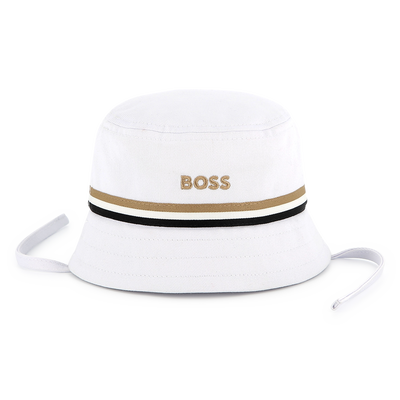 Bestickter Hut mit B&auml;ndern BOSS JUNGE