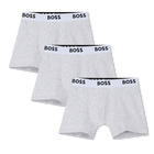 Set mit 3 boxershorts, MELIERTES GRAU, hi-res