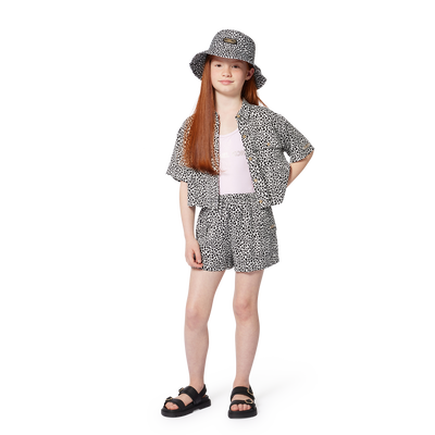 Viskose-Shorts mit Print MICHAEL KORS M&Auml;DCHEN