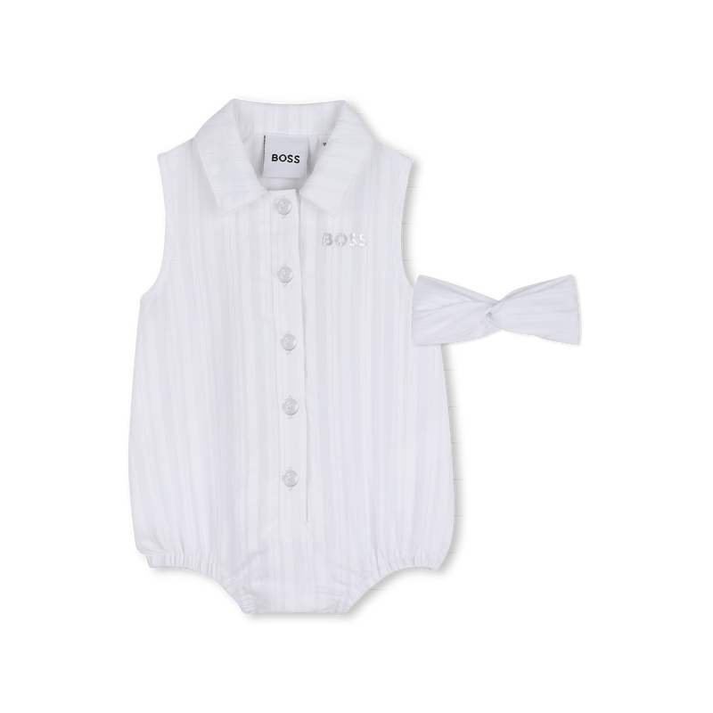 JUMPSUIT + STIRNBAND SET BOSS 
                        M&Auml;DCHEN