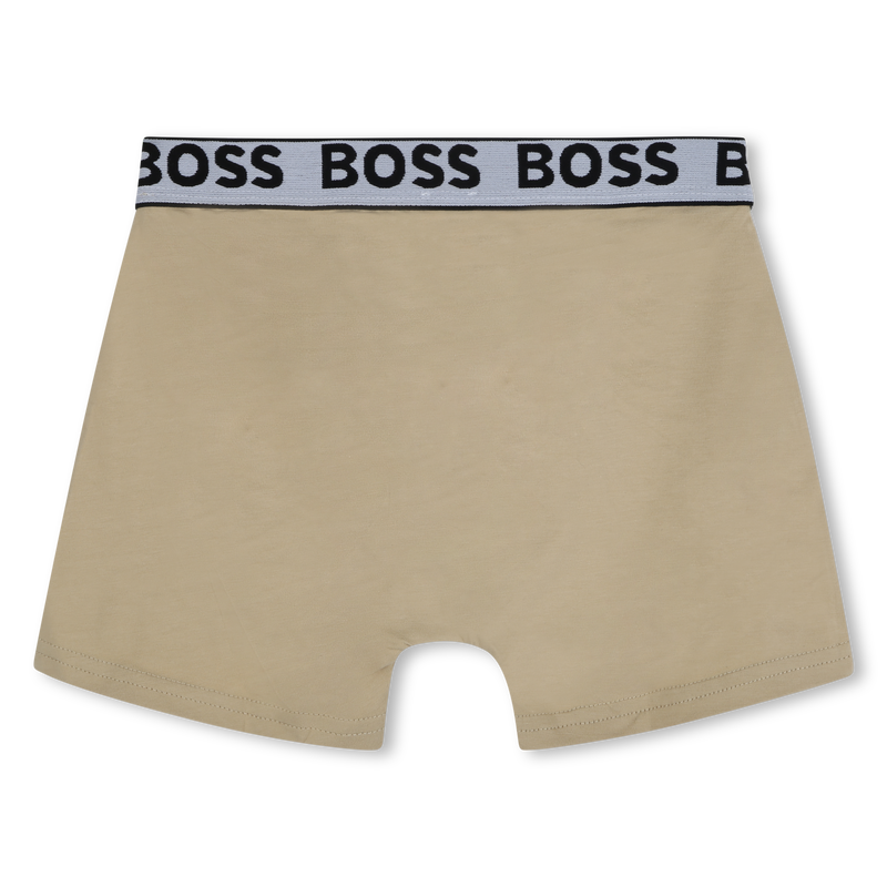 Set mit 3 Baumwoll-Boxershorts BOSS 
                        JUNGE