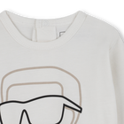 Set aus Strickjacke und Hose aus doppeltem Jersey KARL LAGERFELD KIDS 
                    JUNGE
