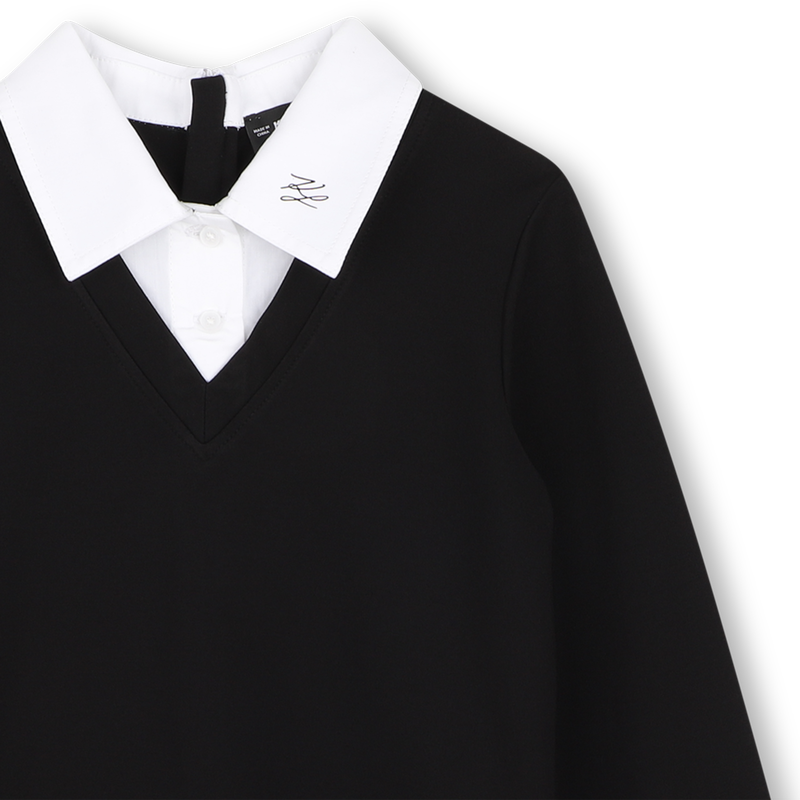 Langarmkleid KARL LAGERFELD KIDS 
                        M&Auml;DCHEN