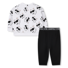 Set aus Sweatshirt und Hose KARL LAGERFELD KIDS 
                    M&Auml;DCHEN