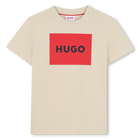 Kurzarm-T-Shirt aus Baumwolle HUGO 
                    JUNGE
