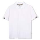 Kurzarm-Polo, WEISS, hi-res