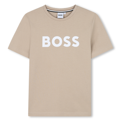 Kurz&auml;rmliges Baumwollshirt BOSS JUNGE
