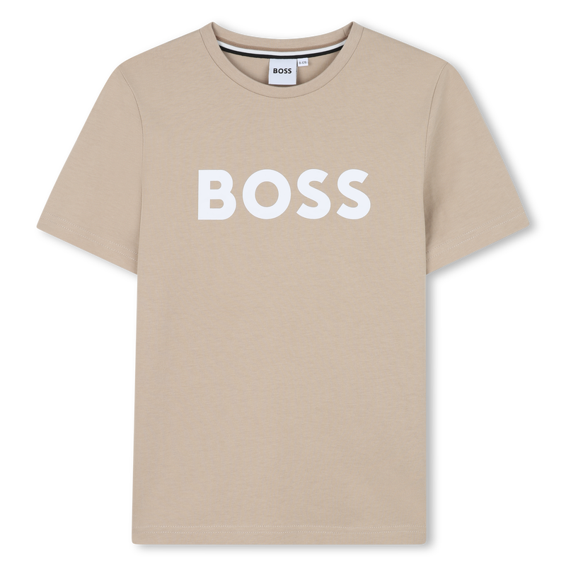 Kurz&auml;rmliges Baumwollshirt BOSS 
                        JUNGE