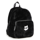 Kleiner Rucksack aus flauschigem Fleece KARL LAGERFELD KIDS 
                    M&Auml;DCHEN