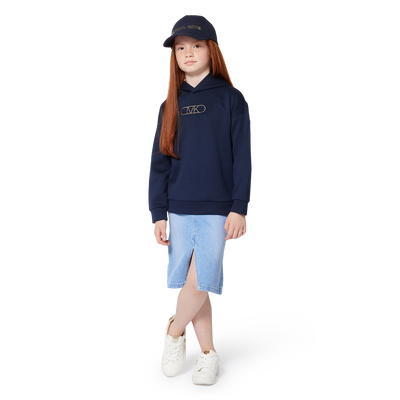 Kappe aus Baumwoll-Serge MICHAEL KORS M&Auml;DCHEN