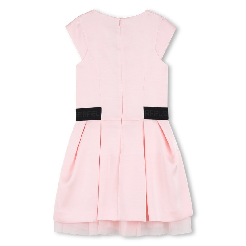 KLEID AUS SATIN KARL LAGERFELD KIDS 
                        M&Auml;DCHEN