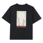T-Shirt aus schwerem Baumwolljersey KARL LAGERFELD KIDS 
                    JUNGE
