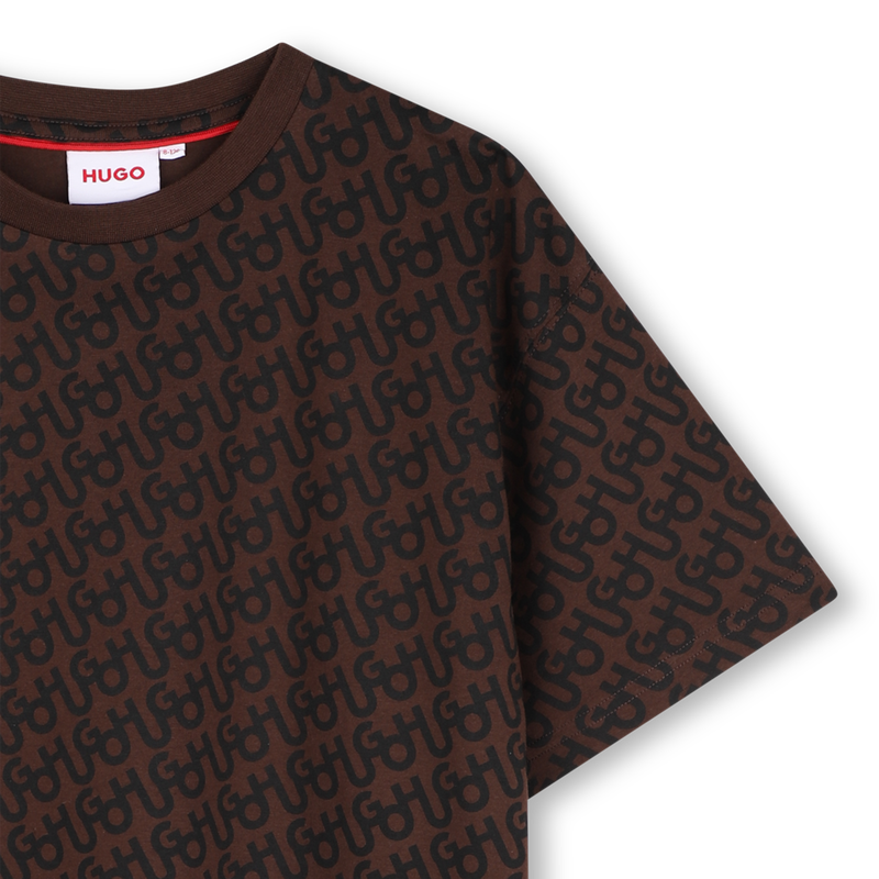 T-Shirt mit kurzen &Auml;rmeln HUGO 
                        JUNGE