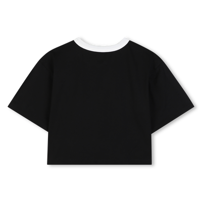 T-Shirt mit kurzen &Auml;rmeln KENZO KIDS M&Auml;DCHEN