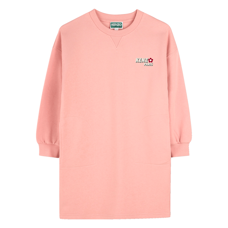 Kleid mit Vordertaschen KENZO KIDS 
                        M&Auml;DCHEN