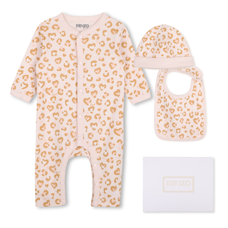 Pyjama-Set, L&auml;tzchen, M&uuml;tze und Kuscheltier KENZO KIDS 
                        M&Auml;DCHEN