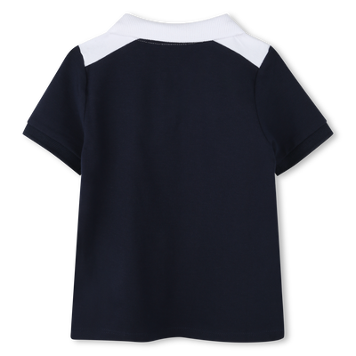 Polo-Shirt mit Farbbl&ouml;cken BOSS JUNGE