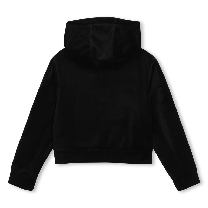 Cardigan aus Samt mit Kapuze SONIA RYKIEL 
                        M&Auml;DCHEN