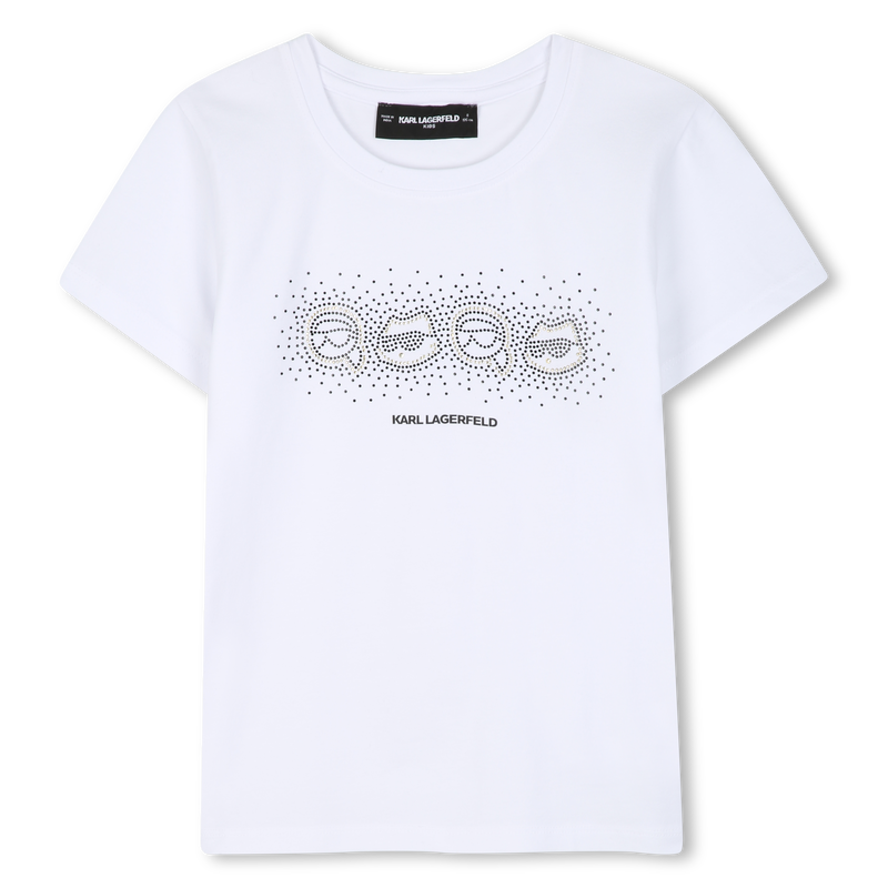 T-Shirt mit kurzen &Auml;rmeln KARL LAGERFELD KIDS 
                        M&Auml;DCHEN