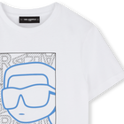 T-Shirt mit Print KARL LAGERFELD KIDS 
                    JUNGE
