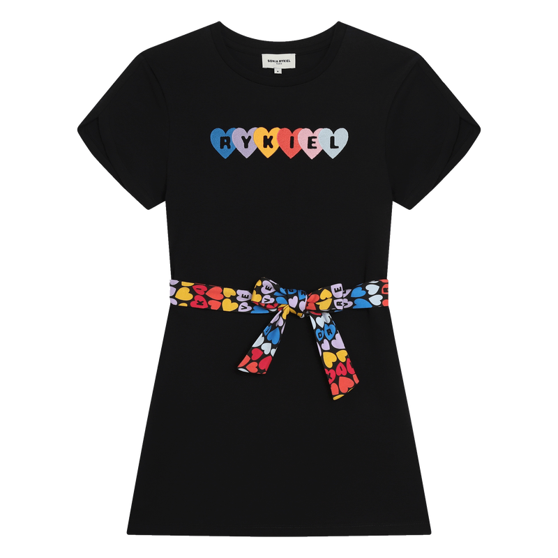 Baumwoll-Kleid mit G&uuml;rtel