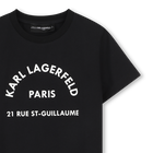 T-Shirt mit kurzen &Auml;rmeln KARL LAGERFELD KIDS 
                    JUNGE
