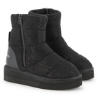 Paillettenbesetzte Stiefelette aus Textil KARL LAGERFELD KIDS 
                    M&Auml;DCHEN