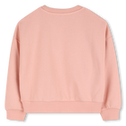 Sweatshirt aus ungeb&uuml;rstetem Fleece KENZO KIDS 
                    M&Auml;DCHEN