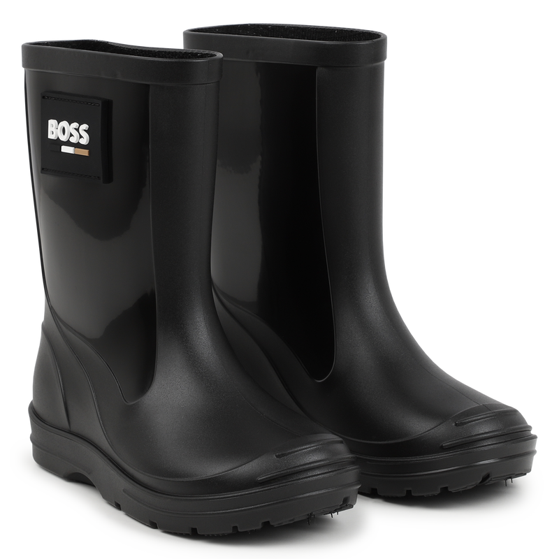 Regenstiefel aus 2 Materialien BOSS 
                        JUNGE