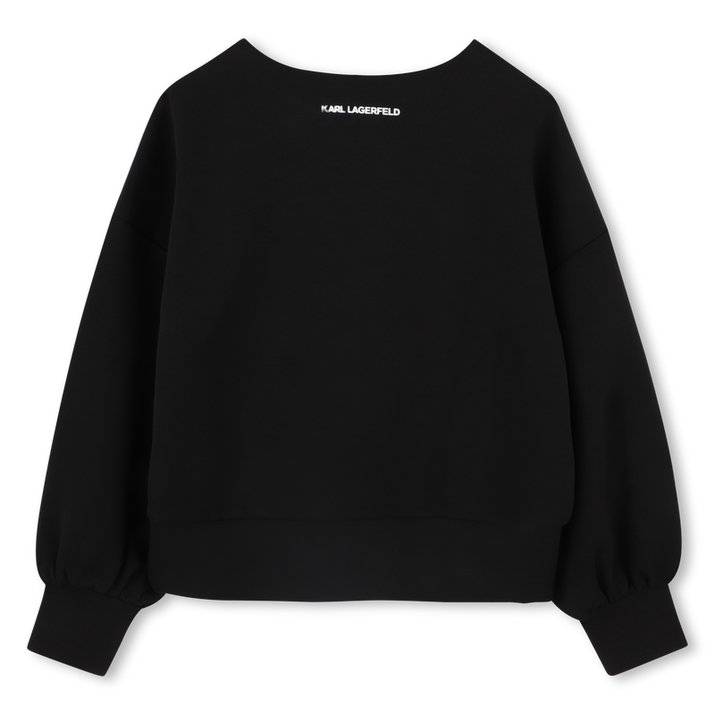 Sweatshirt mit Stickerei KARL LAGERFELD KIDS 
                        M&Auml;DCHEN