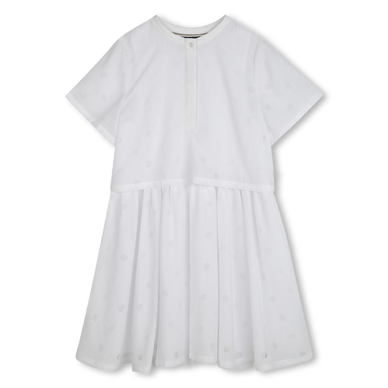 Kurz&auml;rmeliges Kleid BOSS 
                        M&Auml;DCHEN