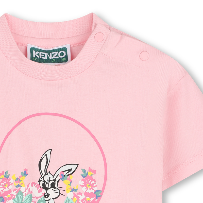 T-Shirt mit kurzen &Auml;rmeln KENZO KIDS 
                        M&Auml;DCHEN