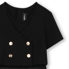 Zeremonienkleid aus bi-material KARL LAGERFELD KIDS 
                    M&Auml;DCHEN