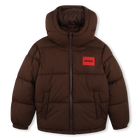 Steppjacke mit Kapuze, ZICHORIENKAFFEE, hi-res