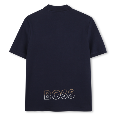 KURZ&Auml;RMELIGES POLOSHIRT BOSS JUNGE