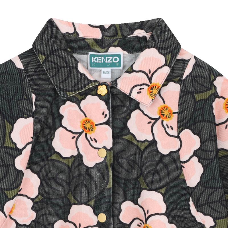Bluse aus Samt KENZO KIDS 
                        M&Auml;DCHEN
