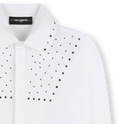 Lang&auml;rmeliges hemdkleid KARL LAGERFELD KIDS 
                    M&Auml;DCHEN