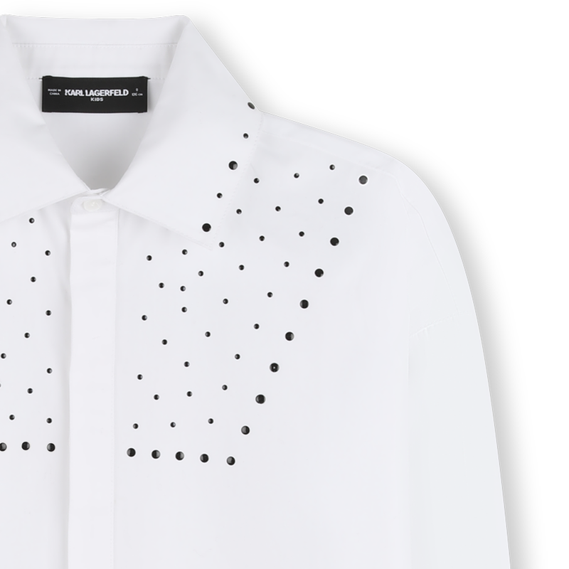 LANG&Auml;RMELIGES HEMDKLEID KARL LAGERFELD KIDS 
                        M&Auml;DCHEN