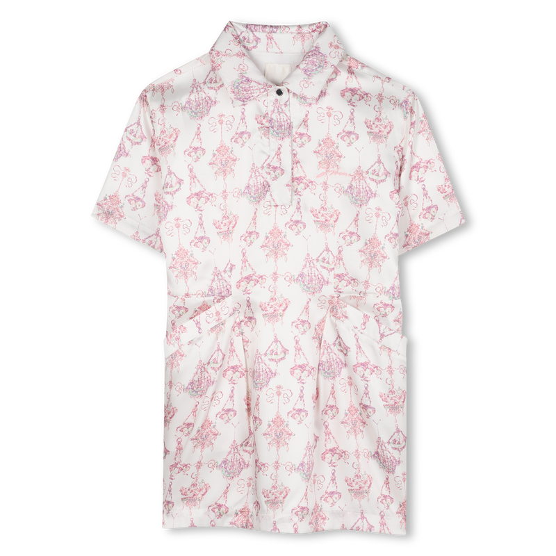 Satinkleid mit Polokragen GIVENCHY 
                        M&Auml;DCHEN