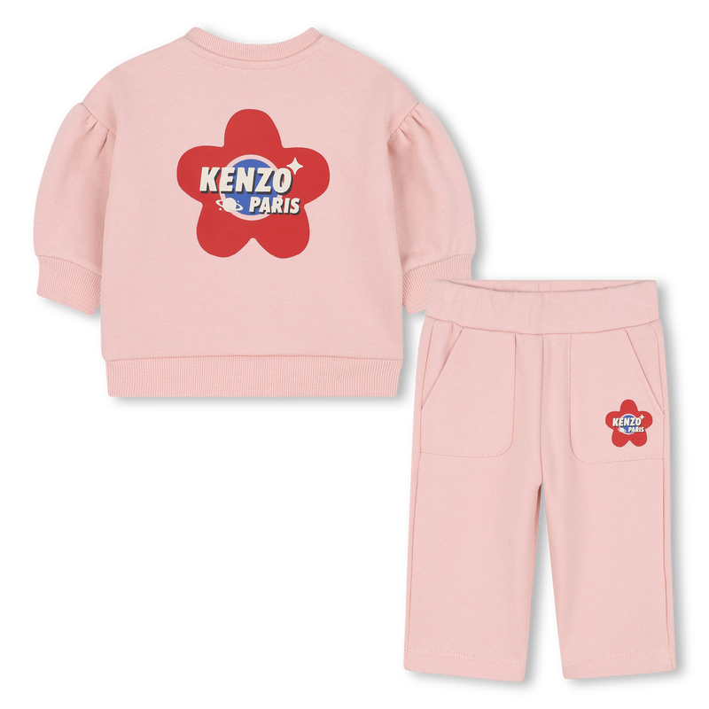 Set aus Sweatshirt + Hose KENZO KIDS 
                        M&Auml;DCHEN