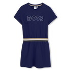 Kurz&auml;rmeliges Kleid BOSS 
                    M&Auml;DCHEN