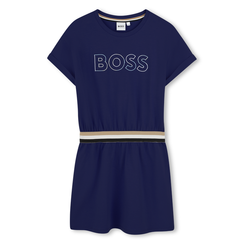 Kurz&auml;rmeliges Kleid BOSS 
                        M&Auml;DCHEN