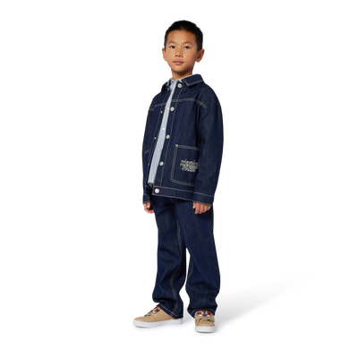 Jacke mit Druckknopfverschluss KENZO KIDS JUNGE