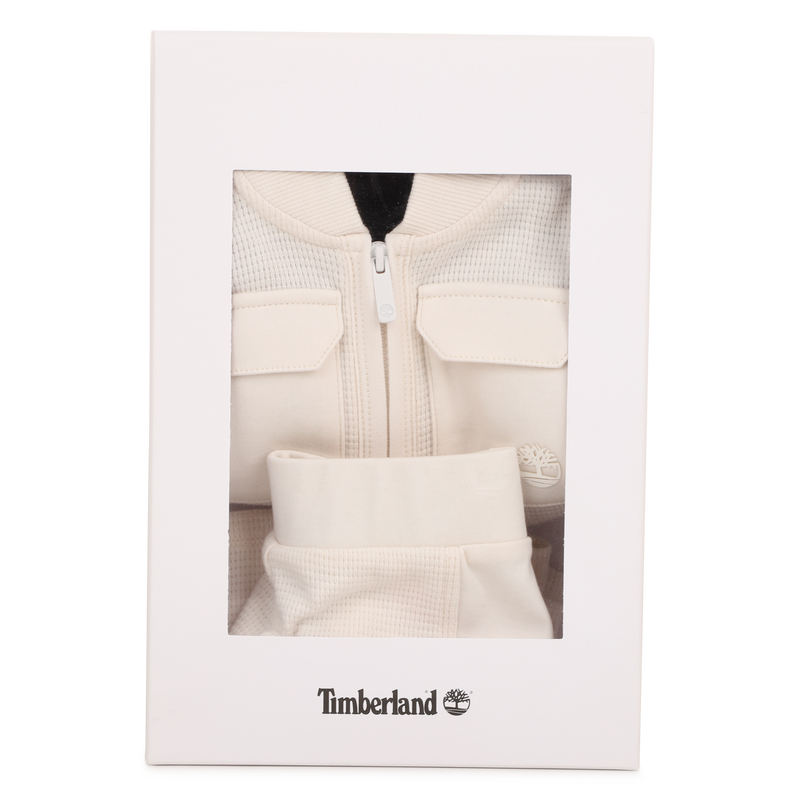 SET AUS STRICKJACKE, T-SHIRT UND SHORTS TIMBERLAND 
                        JUNGE