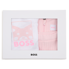 Strickjacke + hose + t-shirt-set BOSS 
                    M&Auml;DCHEN