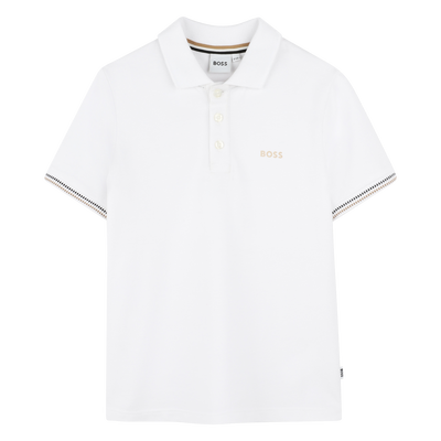 Poloshirt mit Streifen BOSS JUNGE