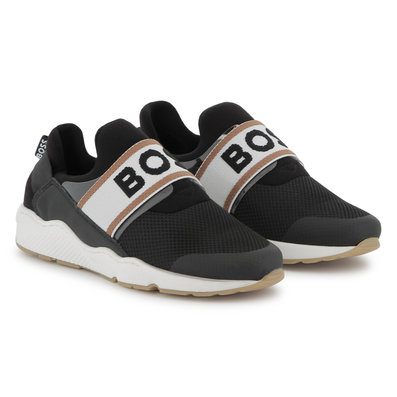 Niedrige Sneaker mit Stretch BOSS 
                        JUNGE